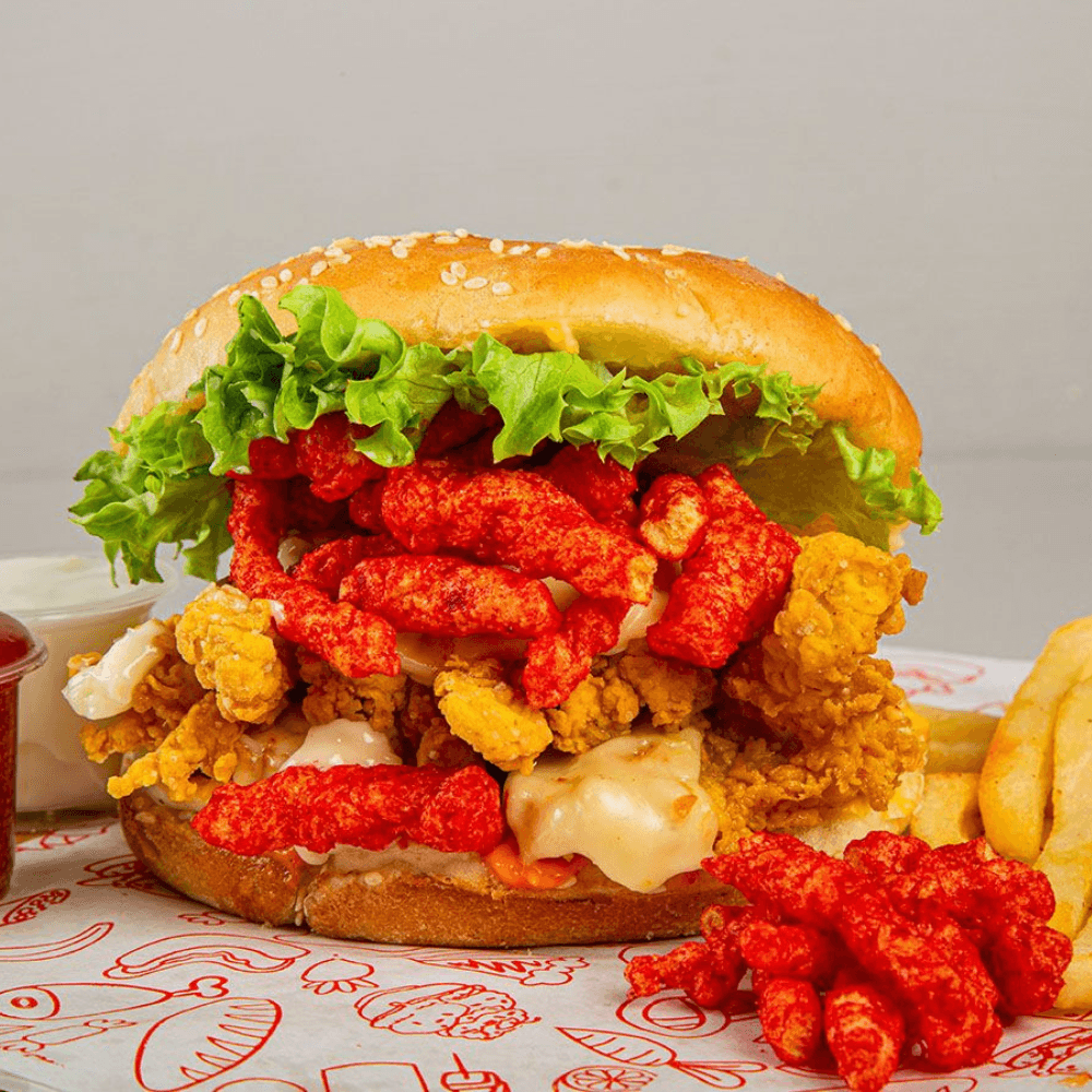 ZINGER CHEETOS BURGER